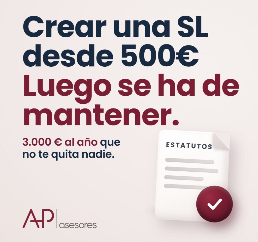 Constituir una sociedad te puede costar 500 €. Mantenerla, 3.000 € cada año
